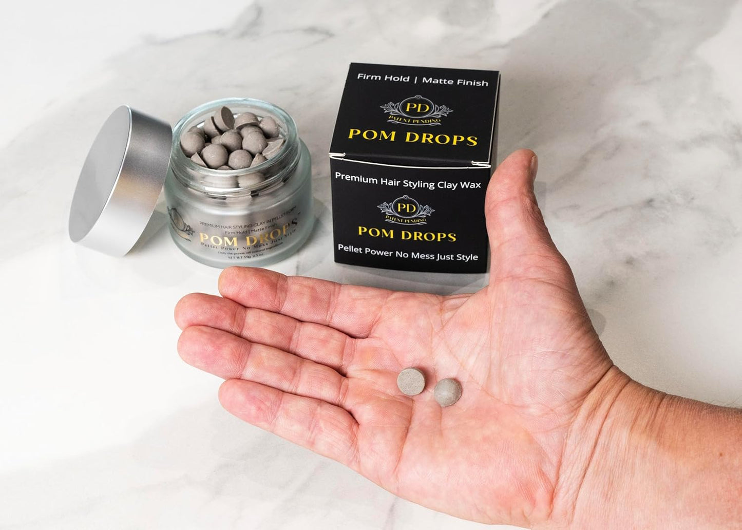 Premium Hair Clay – 100% All Natural & Organic Hair Styling Clay for Men and Women, Promotes Hair & Scalp Health, Medium to Firm Hold with Matte Finish