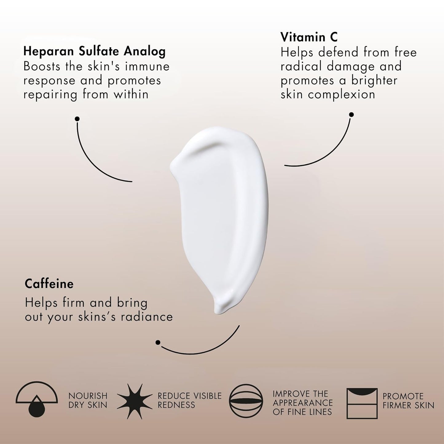 Senté Firming Neck Cream for Crepey Skin & Vertical Lines | Lifts, Firms & Smooths Neck & Décolleté | HSA, Caffeine, Vitamin C | 1.7 Fl Oz