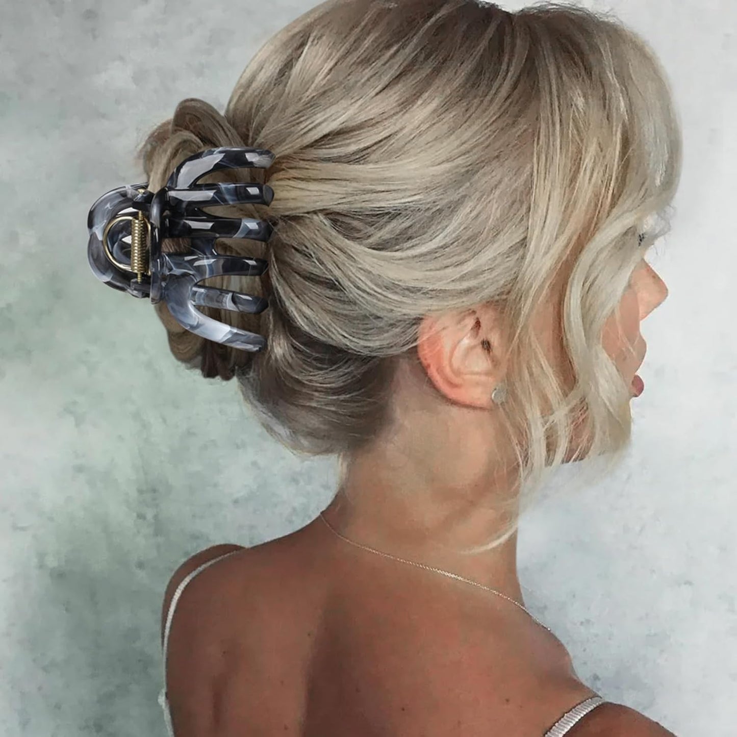 Octopus Hair Claw Clips for Thick, Long, Wavy, Curly Hair - French Large Big Clips, Strong Hold Non-Slip Grip, Tortoise Shell Accessories for Women