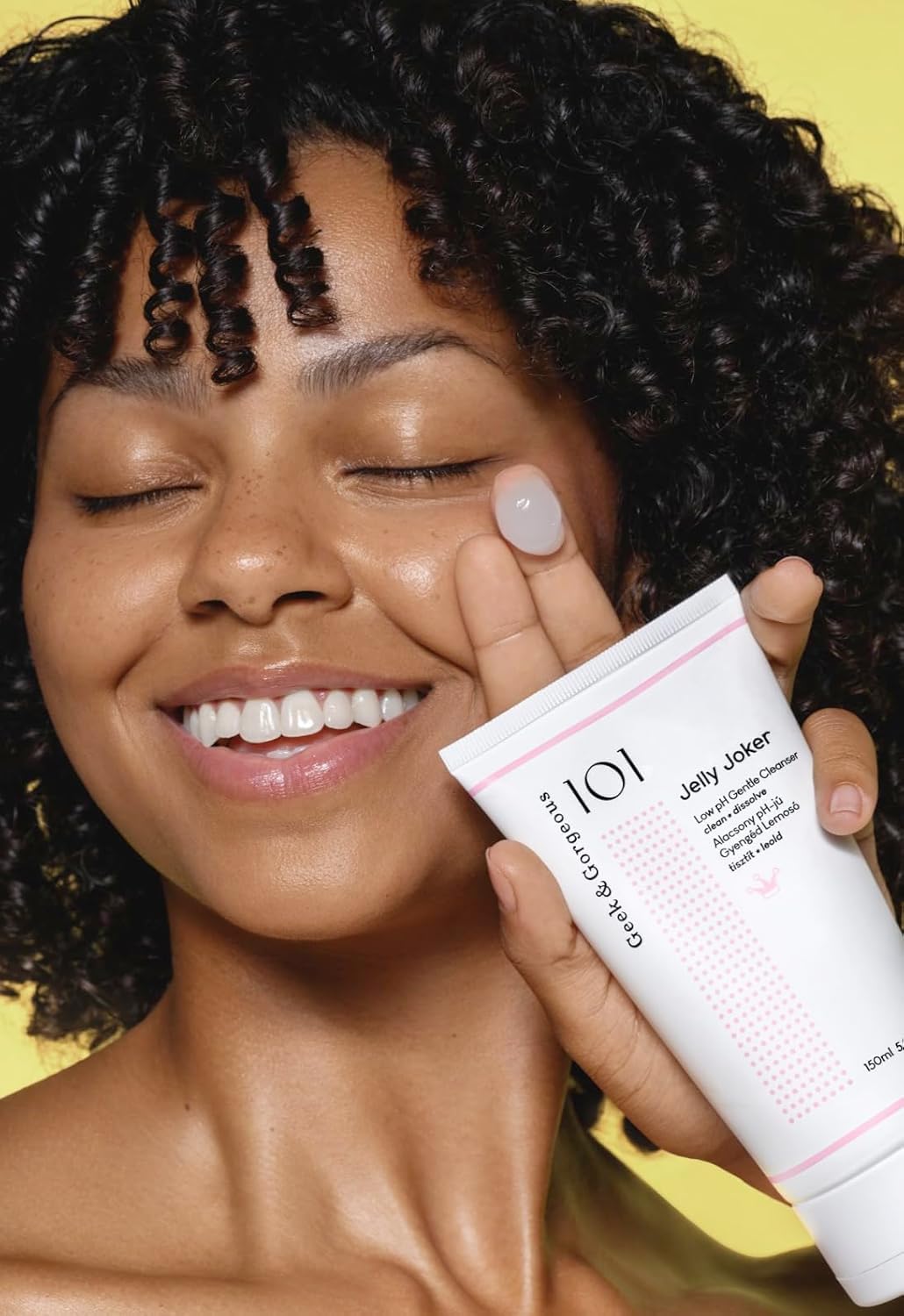 Geek & Gorgeous – Jelly Joker – Gentle Gel Cleanser and Makeup Remover – Non-Foaming, Low pH, Hydrating Formula – Suitable for All Skin Types, Including Sensitive – 5.07 oz