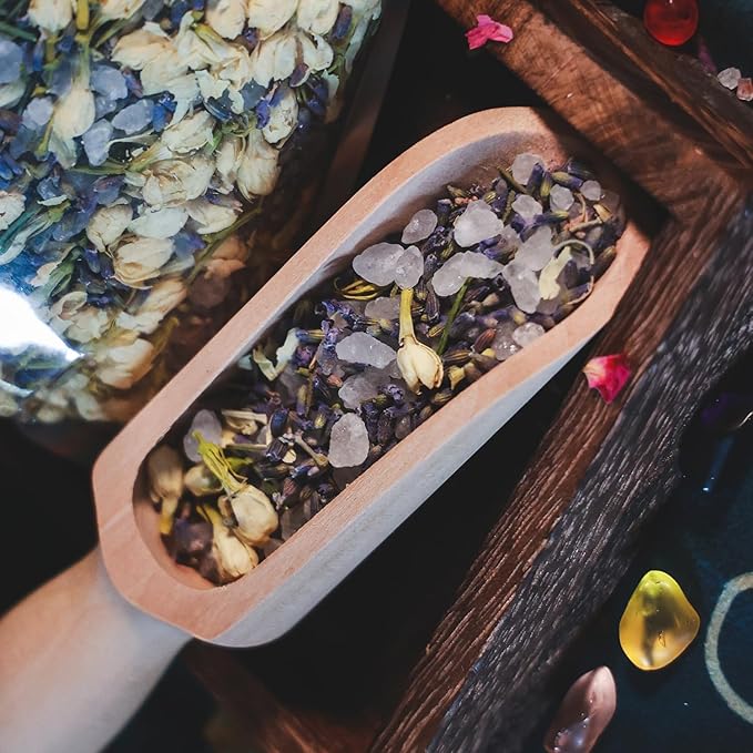 Natural Bath Salts, Botanical Bath Tea, Herbal Bath Tea, Salt Soak, Ritual Bath Salts, Self Care Set, Spiritual Bath Soak, Ritual Herbs