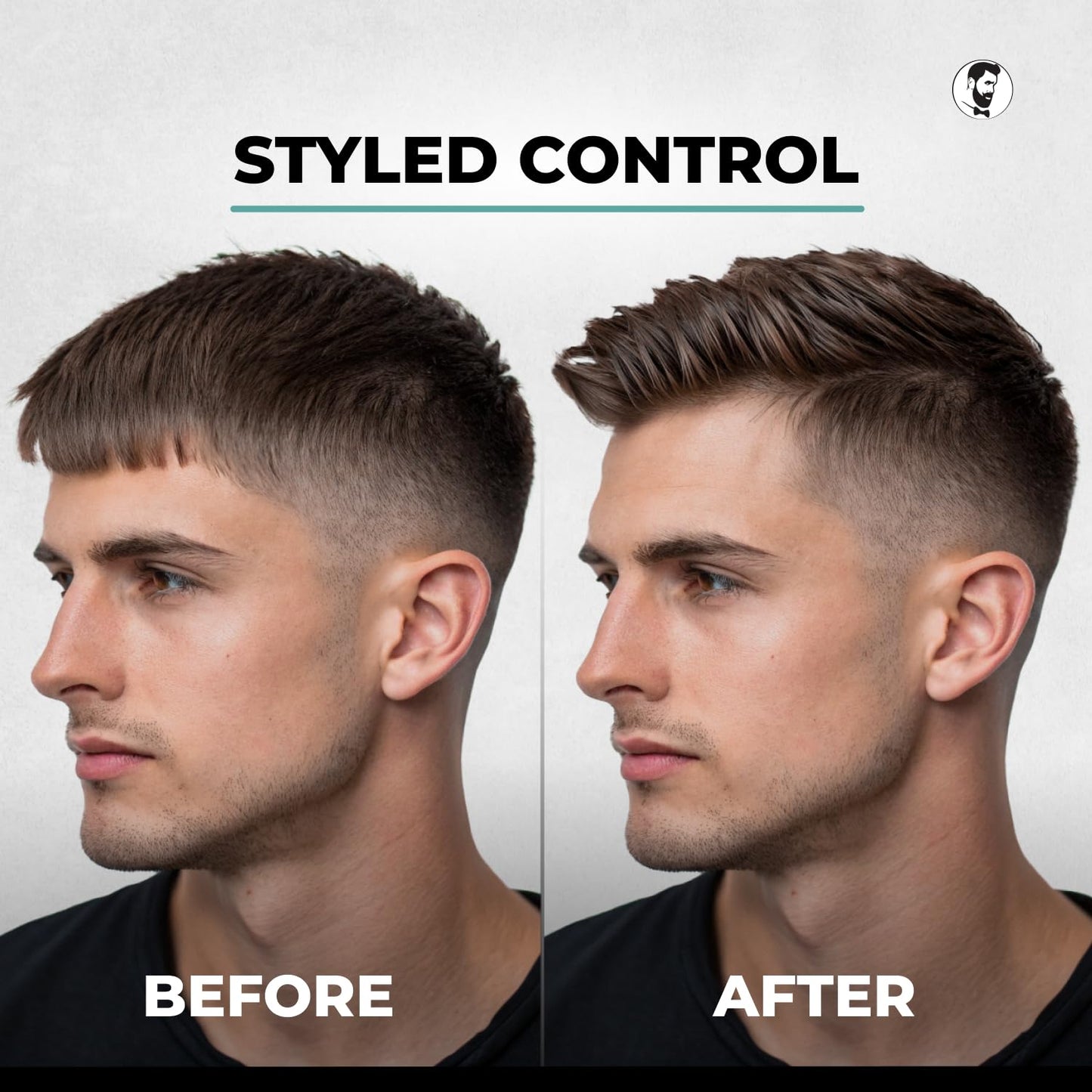 Gentlemen Republic 32oz Refined Hair Gel for Men - Provides 24 Hour High Hold & Shine - Premium Mens Hair Styling Products with No Beeswax, Alcohol, Parabens & Humidity Resistant