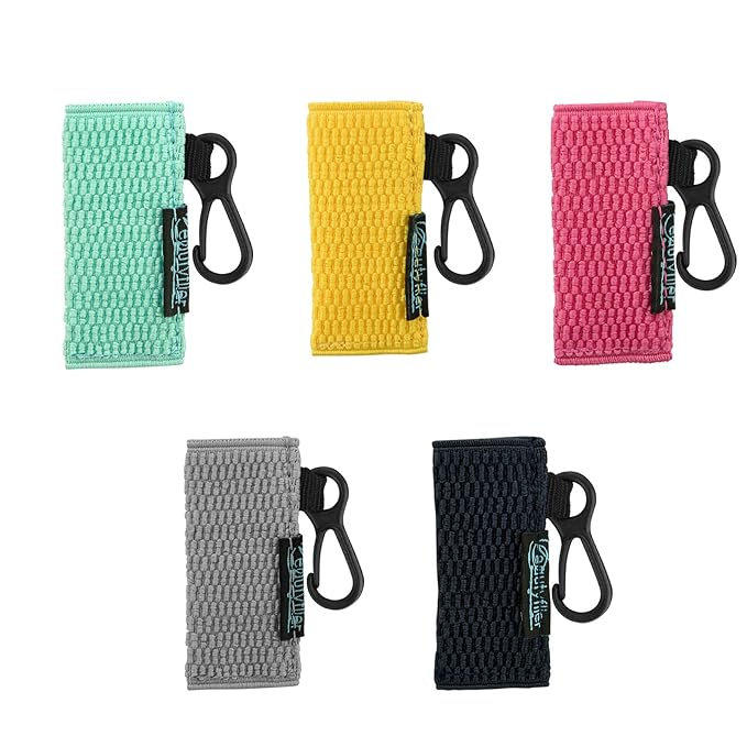 Beautyflier Cute Elastic Lip Balm Holder Keychain, Lipstick Sleeve Lip Gloss Sleeve Holder for Burts Bees Chapstick