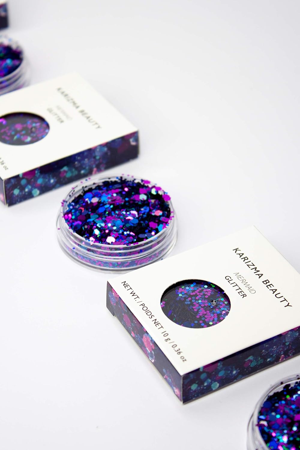 KARIZMA Mermaid Glitter - 10g Chunky Face, Hair, Eye & Body Glitter for Women. Rave & Festival Accessories