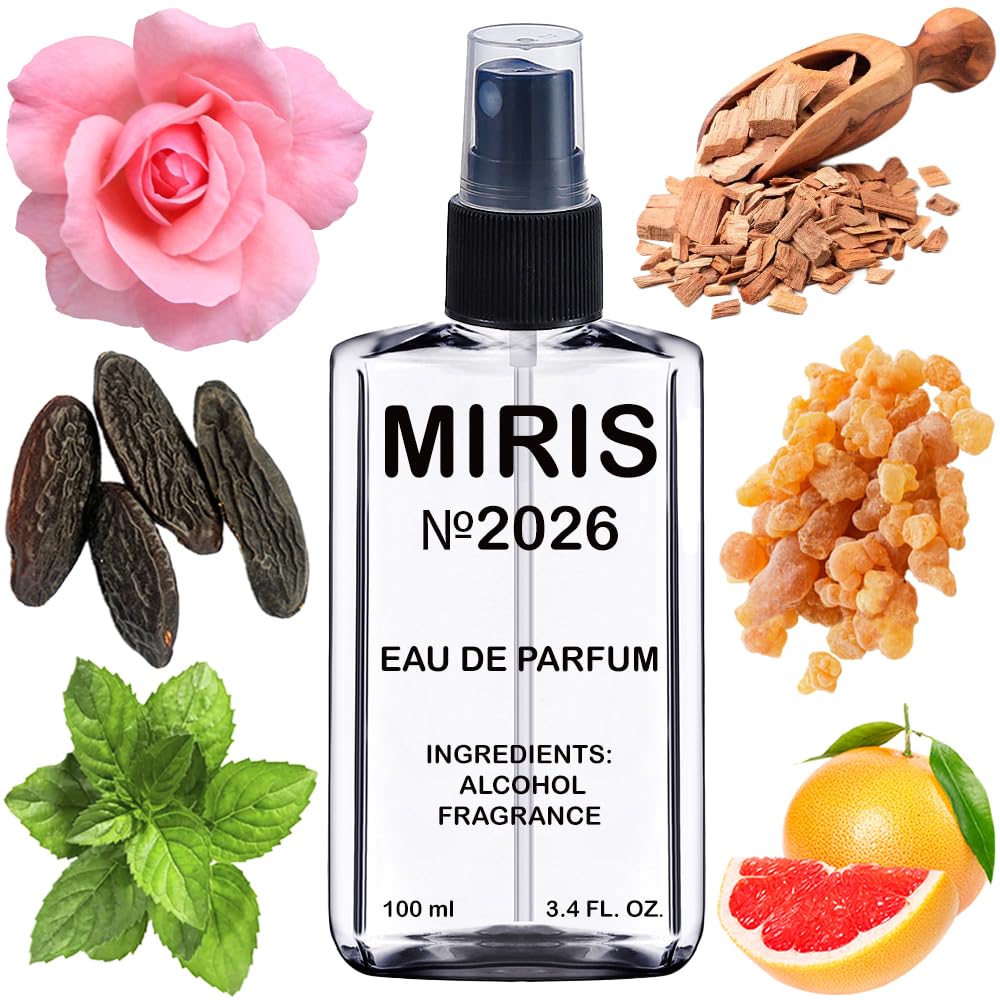 MIRIS No. 2026, Inspired by Coco Noir, Long-Lasting Eau de Parfum for Women, Spray 3.4 Fl Oz / 100 ml