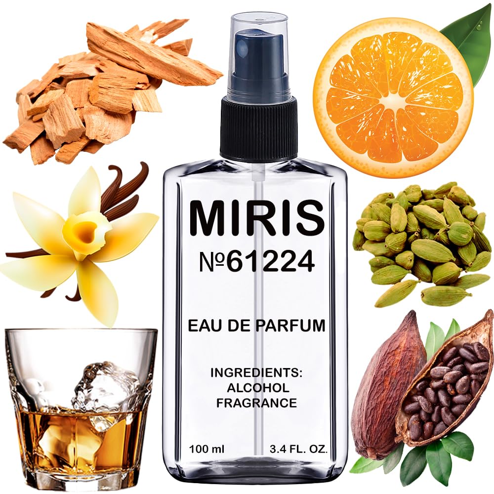 MIRIS No. 61224, Inspired by Vanilla Diorama, Long-Lasting Unisex Eau de Parfum for Women & Men, Spray 3.4 Fl Oz / 100 ml