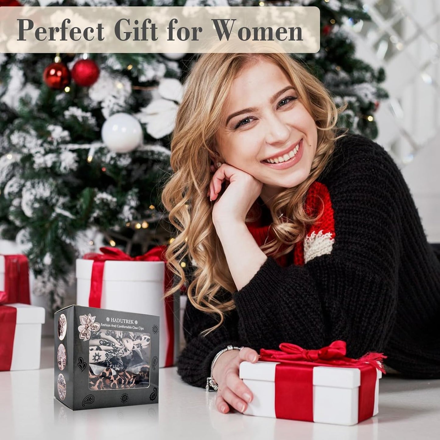 Bow Claw Clips Bow Hair Clips 4PC Big Hair Bows for Women Butterfly Styling Large Hair Clips for Thick Hair for Girls Hair Accessories for Teen