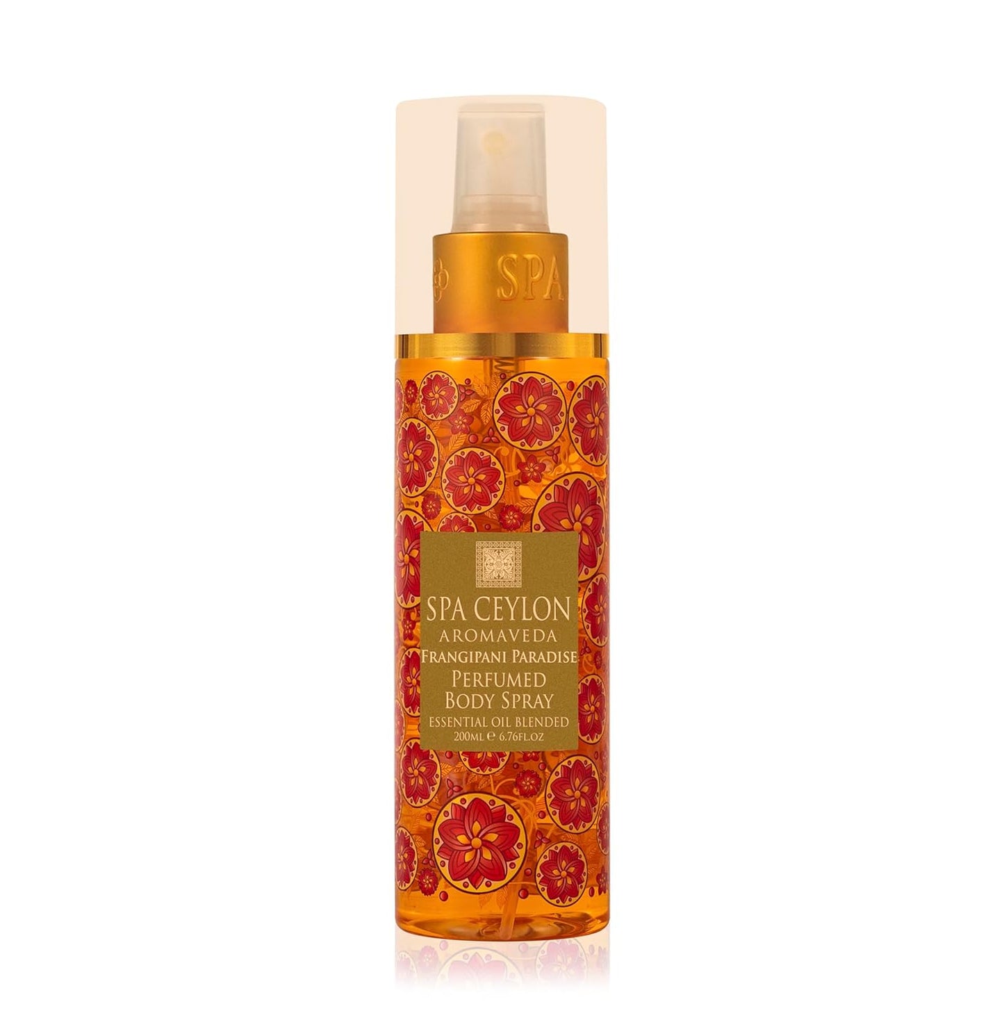 SPA CEYLON Frangipani Paradise Body Spray | Tropical Floral Fragrance Mist with Frangipani & Jasmine | Inviting Women's Perfume