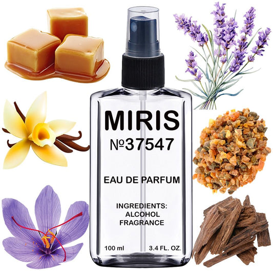 MIRIS No. 37547, Inspired by Bianco Puro, Long-Lasting Unisex Eau de Parfum for Women & Men, Spray 3.4 Fl Oz / 100 ml