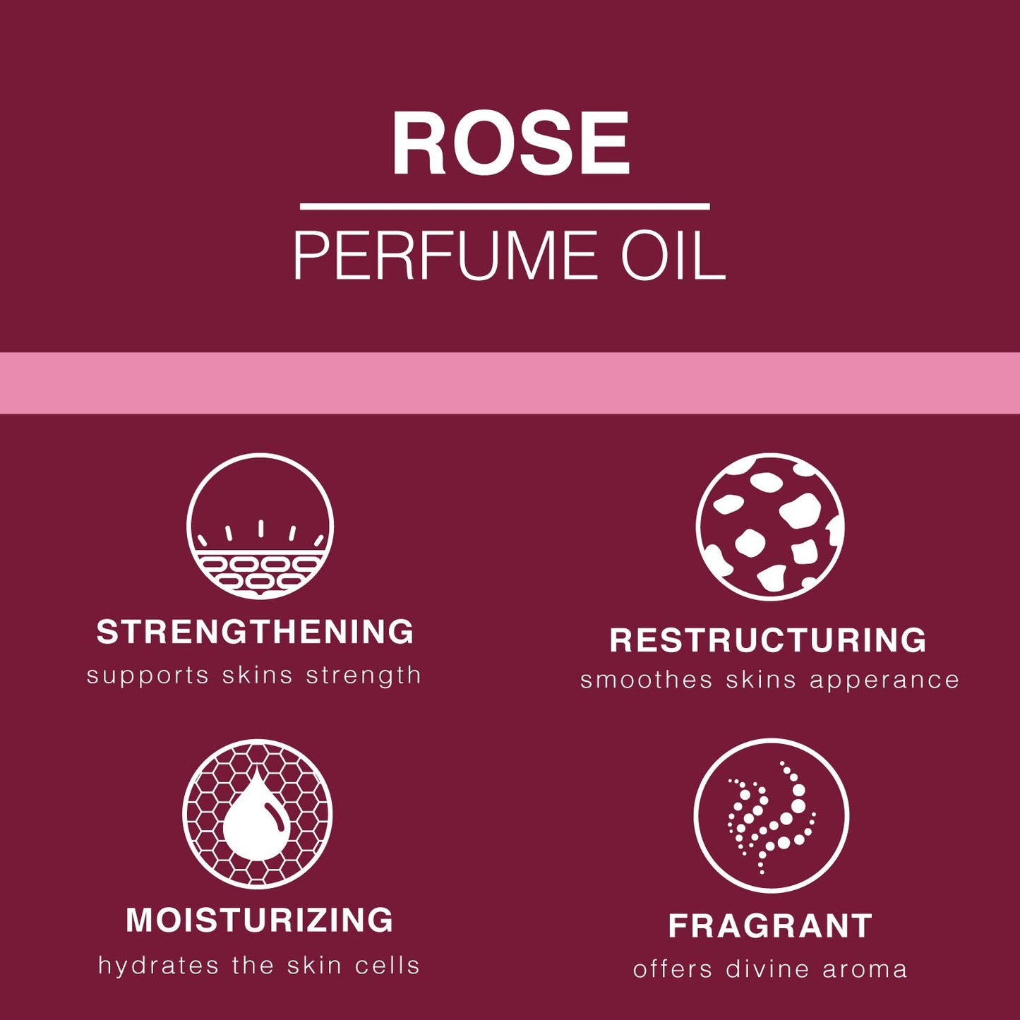 BEAUTE DE PROVENCE - Floral Rose Petals - Body Oils for Women Perfume - Day and Night Moisturizer for Dry Skin Enriched with Apricot Oil, Sweet Almond Oil, Vitamin E Fractionated Coconut Oil - 1 Fl Oz