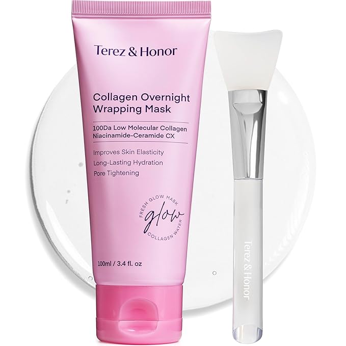 TEREZ & HONOR Rapid Reduction Under-Eye Cream & Collagen Overnight Wrapping Peel-Off Mask