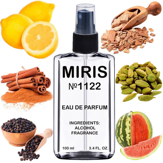 MIRIS No. 1122, Inspired by Chic, Long-Lasting Eau de Parfum for Men, Spray 3.4 Fl Oz / 100 ml