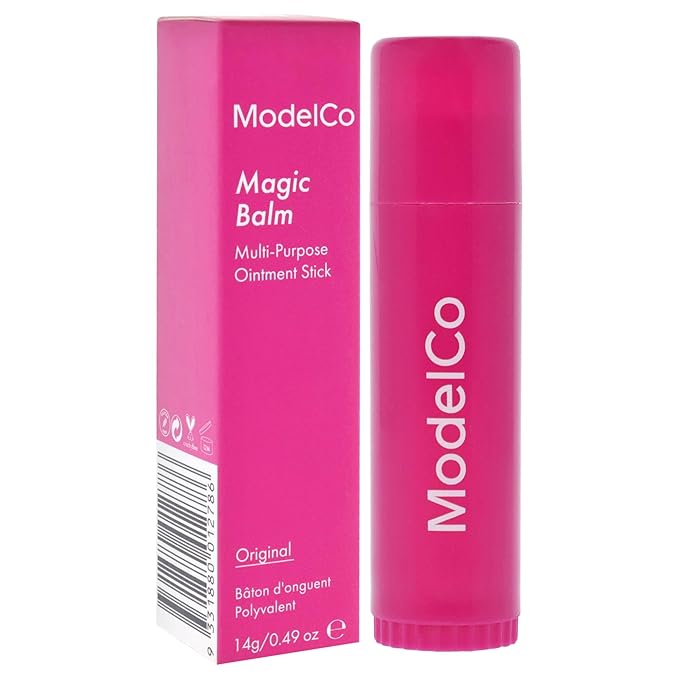 ModelCo Magic Balm - Glides On Effortlessly And Absorbs Instantly - Locks In Hydration For Hours - Multi-Purpose Tool - Lanolin Enriched Formula - Non-Greasy, Non-Sticky Formula - Original - 0.49 Oz