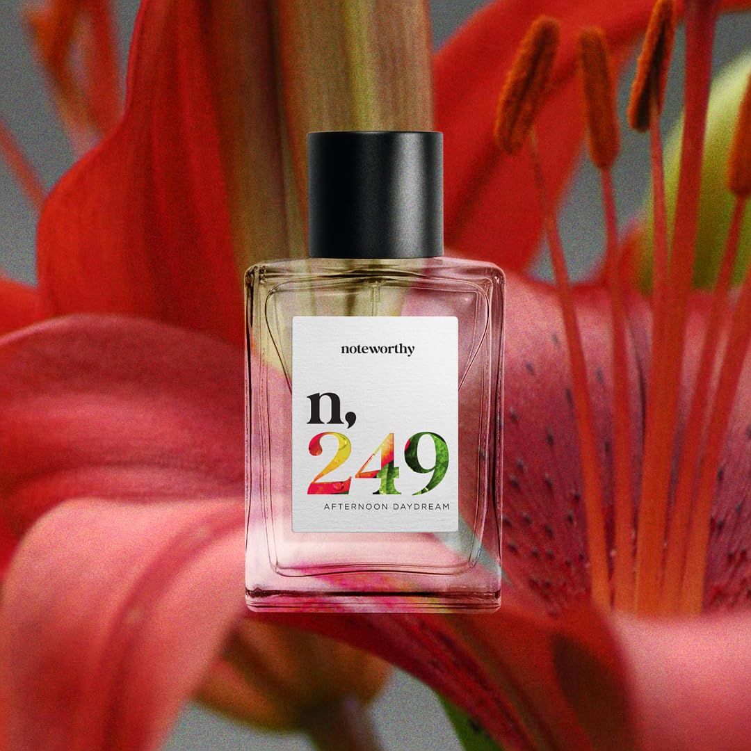 Noteworthy n,249 Afternoon Daydream Eau De Parfum –Bergamot, Ginger Lily, Wood | Sophisticated, Warm Fragrance for Any Occasion | Long-lasting Unisex Perfume for Women & Men (100ml)