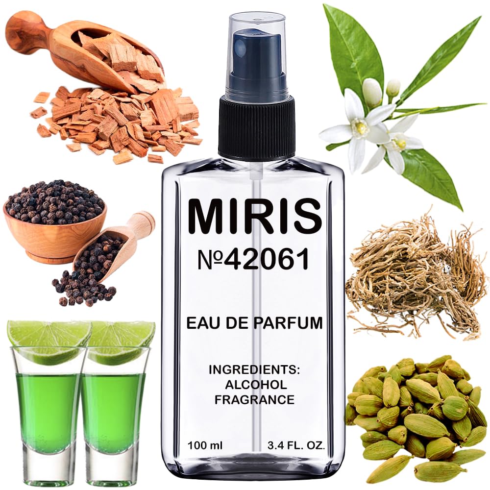 MIRIS No. 42061, Inspired by Giordani Gold, Long-Lasting Eau de Parfum for Men, Spray 3.4 Fl Oz / 100 ml