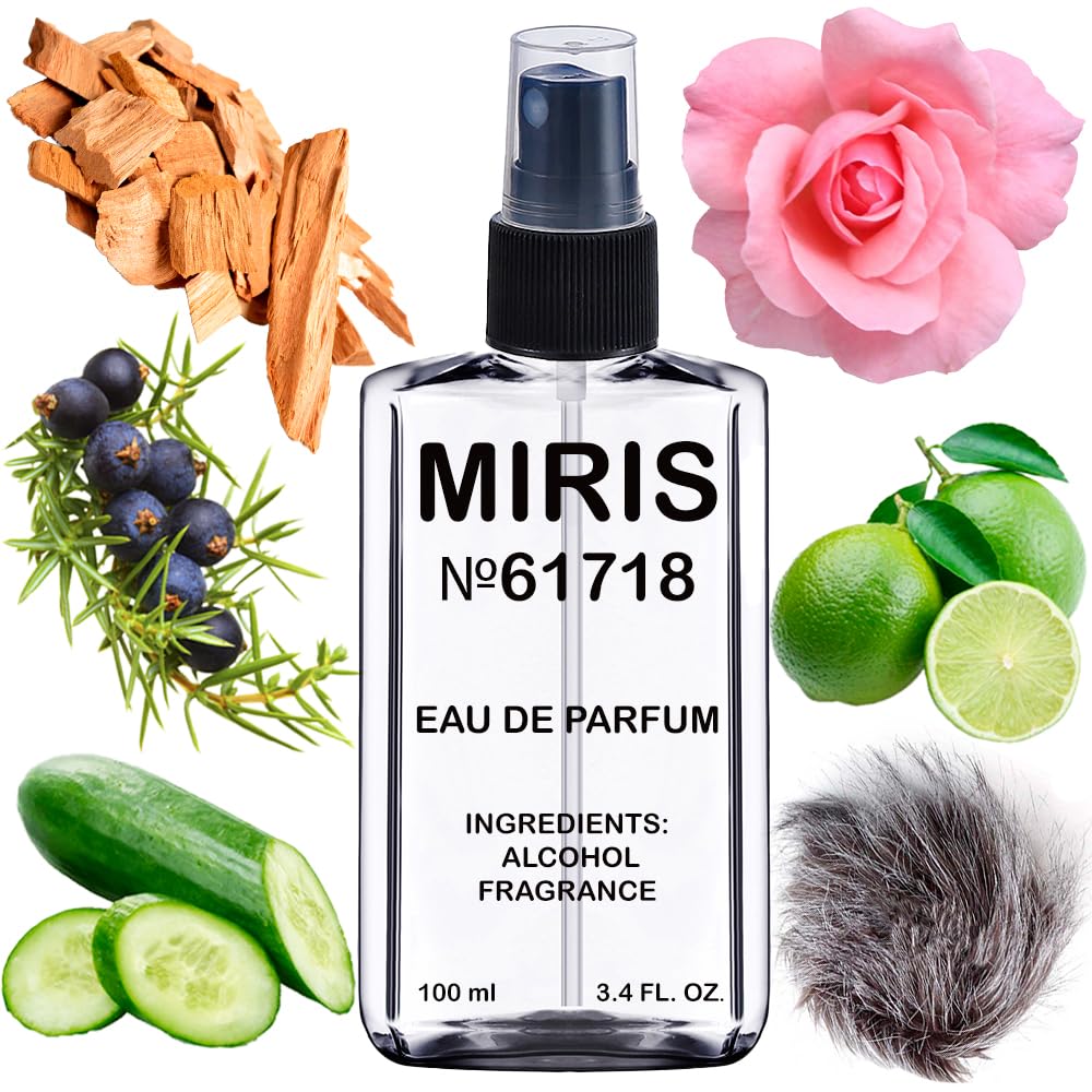 MIRIS No. 61718, Inspired by Roses on Ice, Long-Lasting Unisex Eau de Parfum for Women & Men, Spray 3.4 Fl Oz / 100 ml