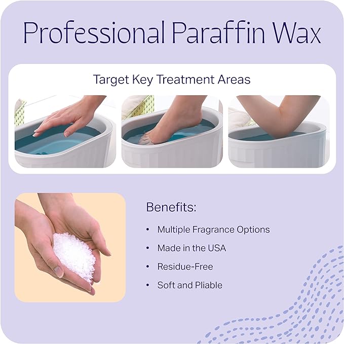 Therabath Paraffin Wax Refill - Thermotherapy - Use to Relieve Arthritis Discomfort, Stiff Muscles, & Dry Skin - For Hands, Feet, Body - Deeply Hydrates & Protects - Made in USA, 6 lb. ScentFree