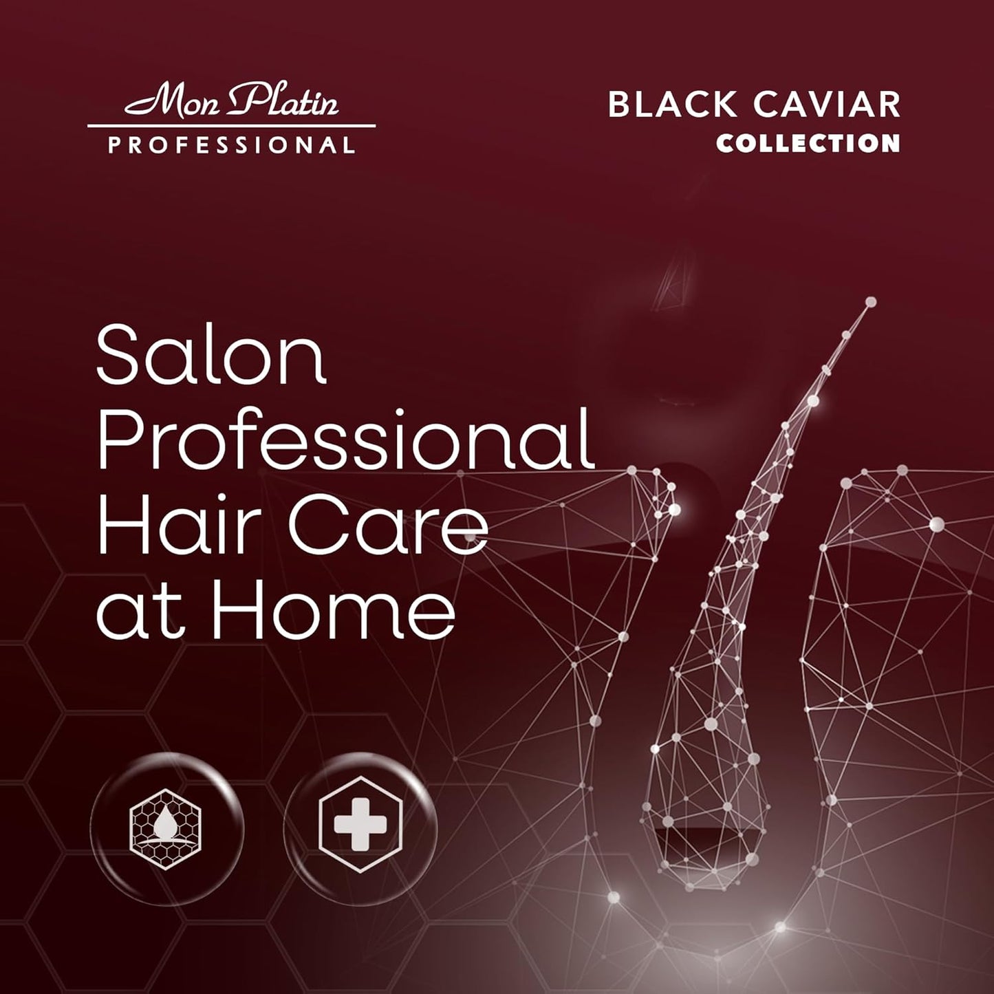 Mon Platin Natural Silk Therapy Salt-Free Shampoo for Straightened Hair - Protects Keratin & Brazilian Treatments, Sulphate-Free Formula, Keeps Hair Vibrant, 400ml