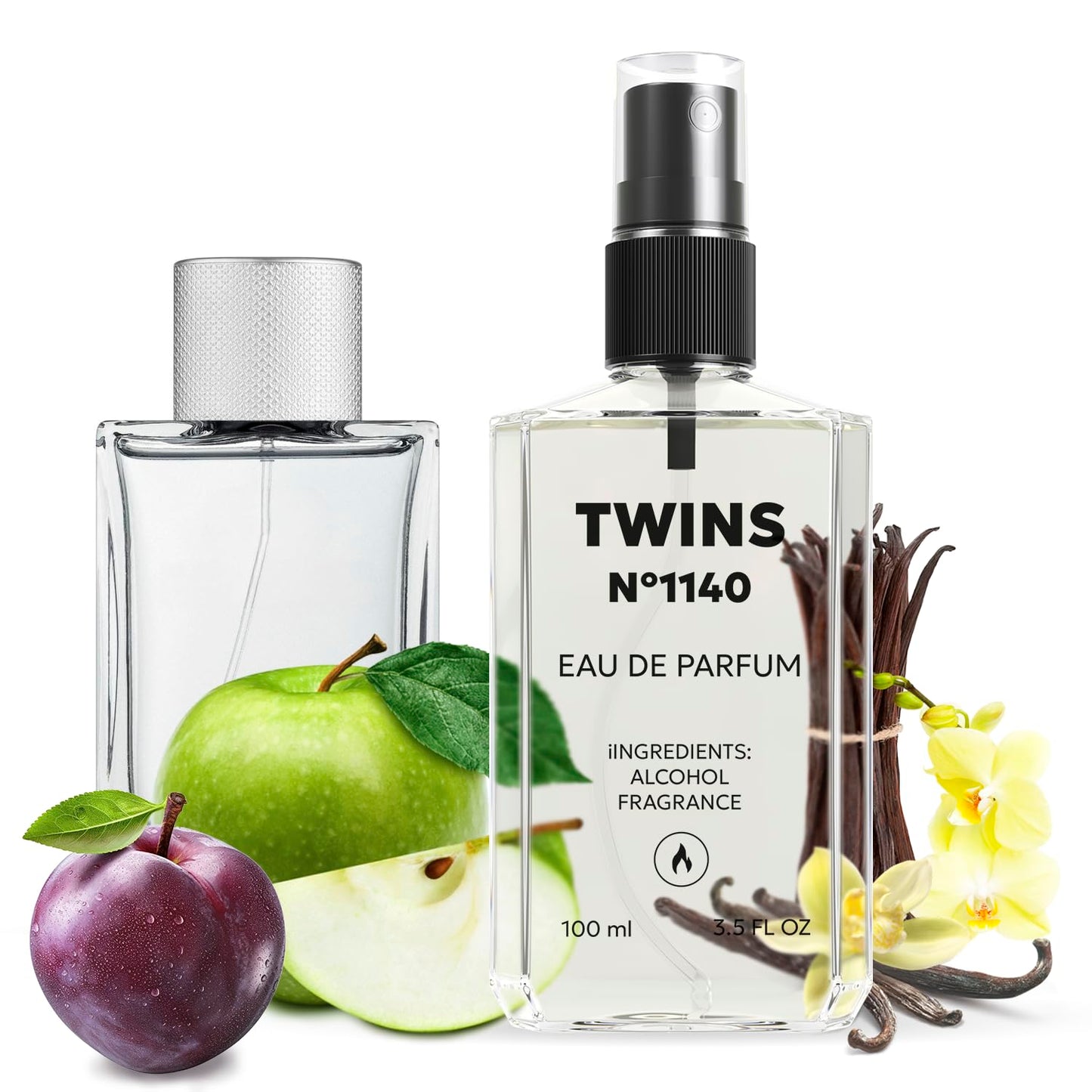 TWINS Impression of L. Pour Homme | Perfume for Men Eau de Parfum | No.1140 | 3.4 Fl Oz / 100 ml