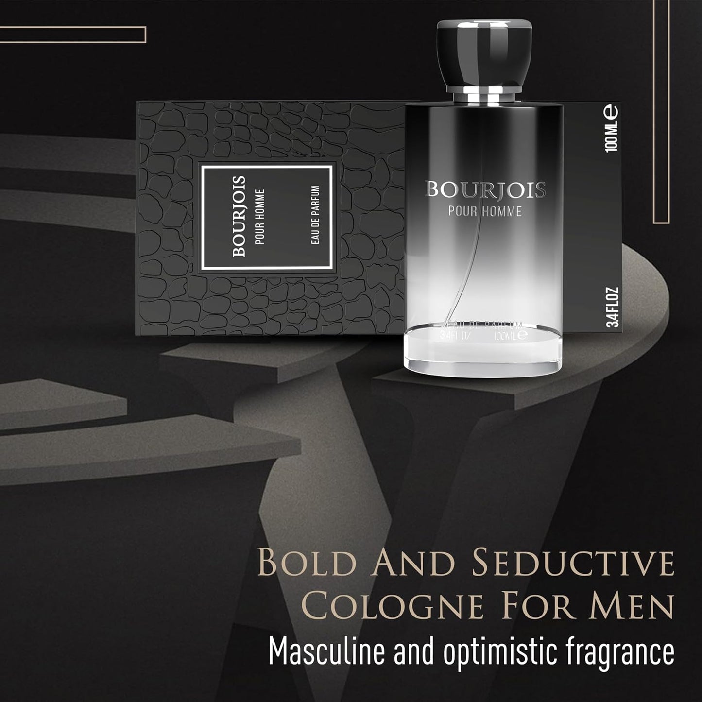 Perfume for Men – INSPIRED by A WORLD RENOWNED MEN’S PERFUME – Pineapple, Birch, Ambergris, Bergamot – Bold, Woody, Fresh, Long-Lasting Eau De Parfum 100ml (3.4 fl oz)