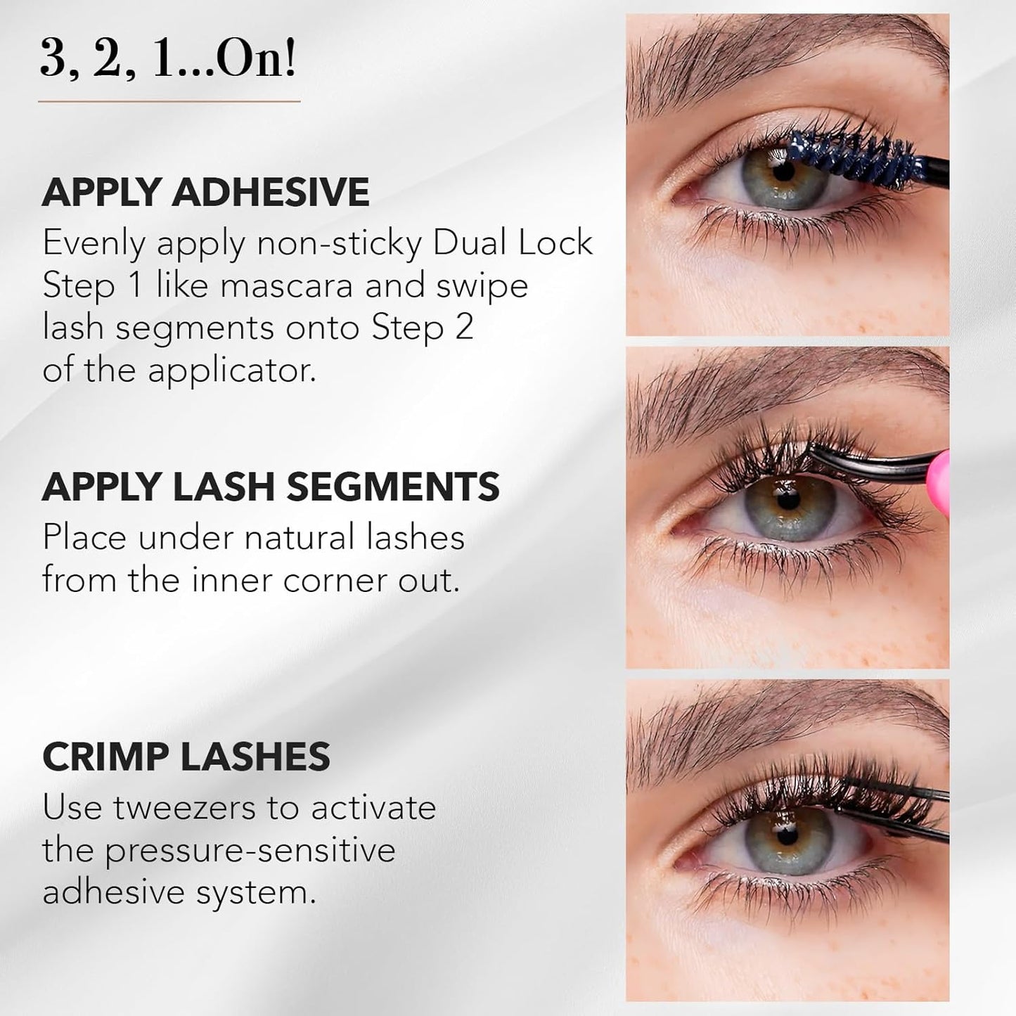 Pro Lash SoftWear Clean Girl Mini Lash Clusters Kit - Natural-Looking, Lightweight Lashes - 7-Day Cluster Eyelash Extensions - False Eyelashes Plus Adhesive and Tweezers - Original No. 35