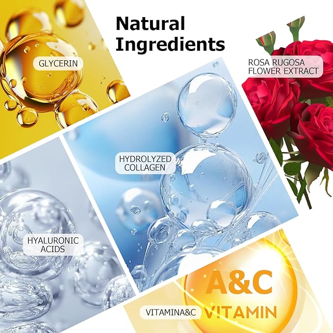 40 Pairs Pink Lip Masks & Eye Masks, 24K Gold Gel Collagen Eye Patches for Puffy Eyes, Dark Circles, Wrinkles and Eye Bags, Moisturizing Crystal Mask Set for Women Men