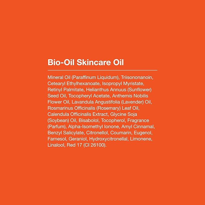 Bio-Oil Skincare Body Oil Serum, Face and Body Moisturizer with Vitamin E & A, for Scars, Stretch Marks, Sensitive Skin, All Skin Types, Dermatologist Recommended, Non-Comedogenic, 2 Oz