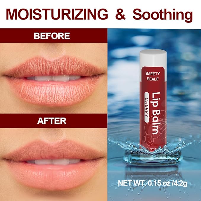 84 Pack Natural Lip Balm Bulk with Vitamin E and Coconut Oil - Moisturizing, Sootand cracked Lips, Mini Chap Stick Gifts for Kids Women Men- 14 Flavors - Non-GMO