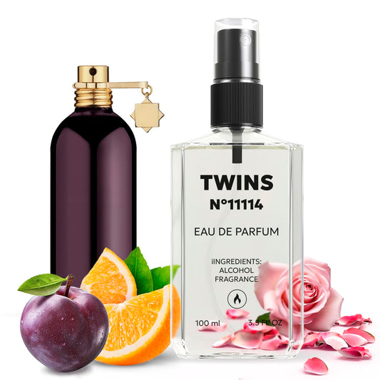 TWINS Impression of Dark Purple | Perfume for Women Eau de Parfum | No.11114 | 3.4 Fl Oz / 100 ml