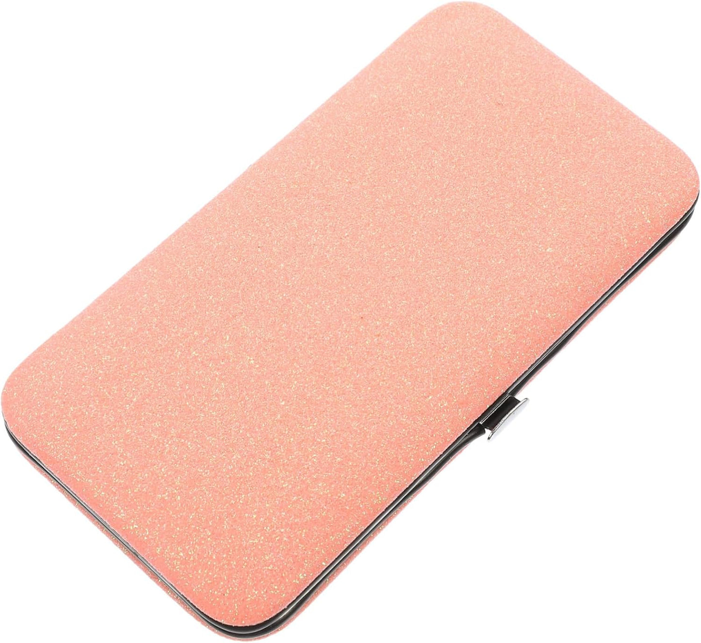 Eyelash Tweezers Organizer Case Makeup Tweezers Storage Box for Eyelash Extensions Scissors and Lash Tools Portable Pu Travel Container for Women and Girls