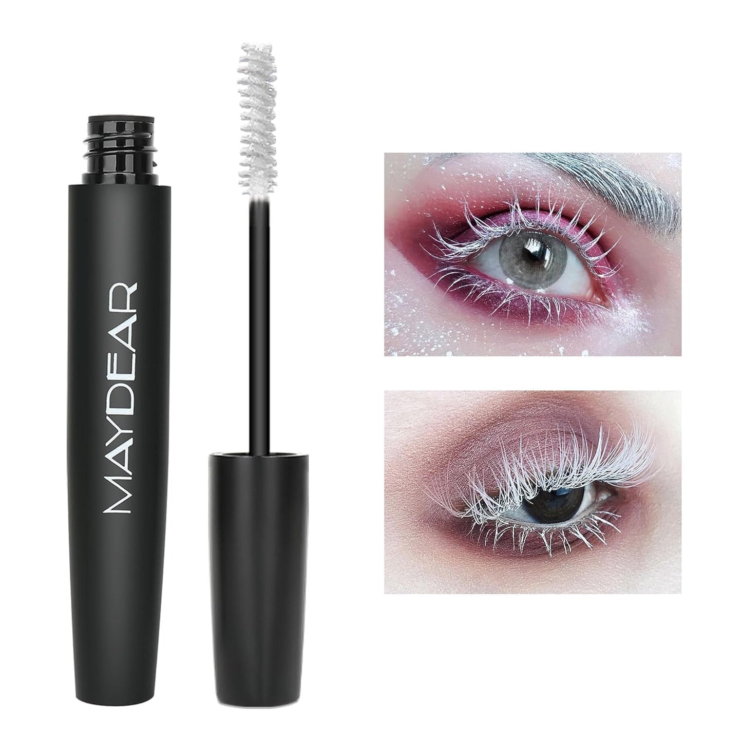 Maydear Waterproof Colored Mascara Set – Long-Lasting, Cruelty-Free, Vegan Eye Makeup for Women (6 Colors)