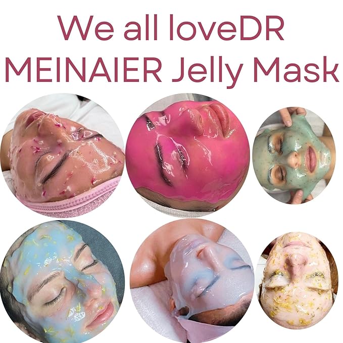 2-Pack Jelly Masks for Facials & Vajacials - Professional Gel Mask for Face, Mascarilla Hidroplastica Facial, Vajacial Mask