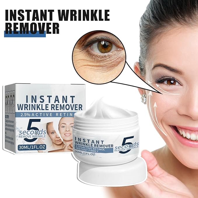 Anti-Aging Face Cream 5 Seconds Instant Retinol Anti-Wrinkle Cream 30g Wrinkle Removal Cream Skin Firming Lifting Moisturizing Facial Cream Remove Fine Line Skin Care,1Pack