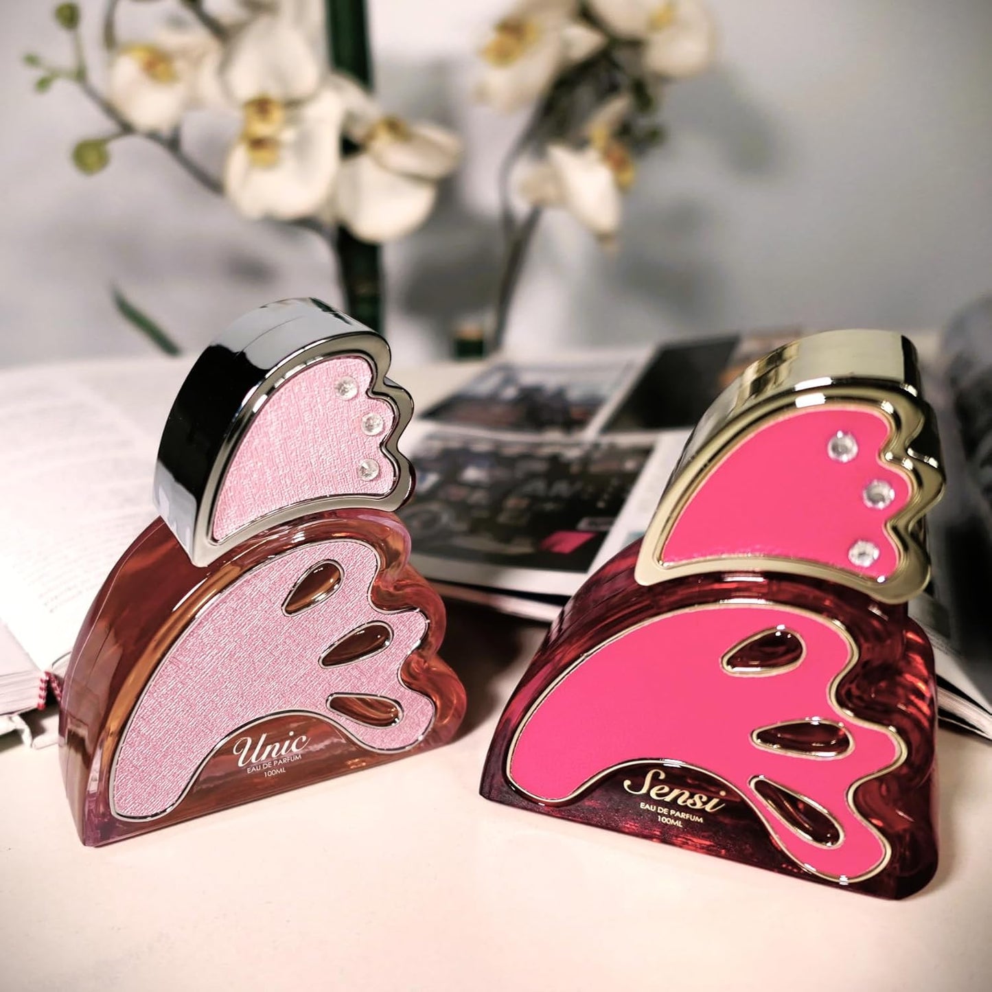 Sensi Eau de Parfum 3.4 oz - Floral Womens Perfume with Tangerine Citrus Peony Rose Sandalwood and Patchouli Accords loved for its long lasting trail and compliment catching aroma