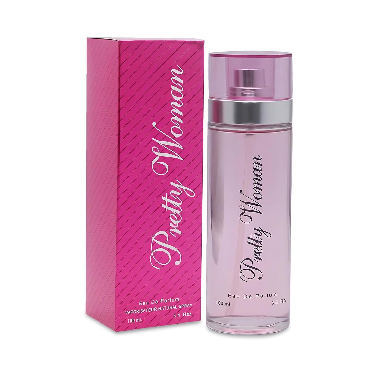 Women's Pretty Woman Perfume Fresh Scent Eau de Parfum 3.4 Flo Oz Natural Spray Fragrance for all Day Used