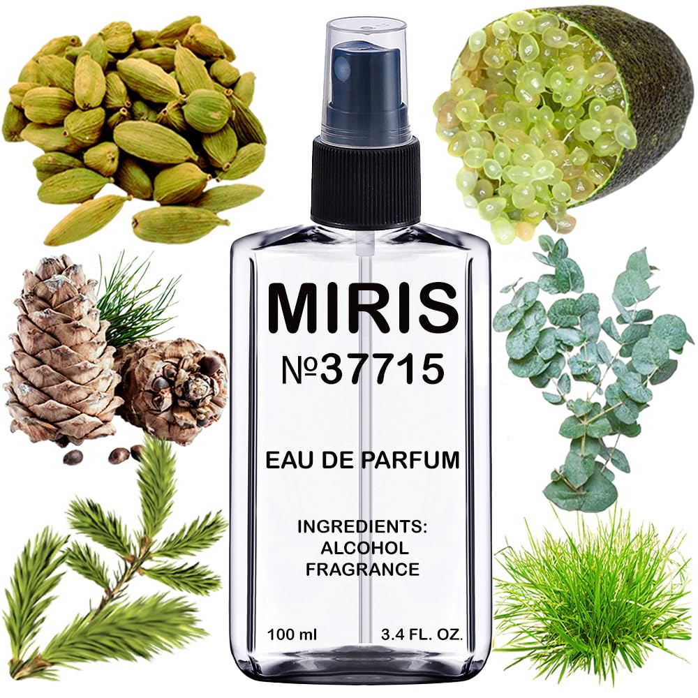 MIRIS No. 37715, Inspired by L.12.12 Blanc, Long-Lasting Eau de Parfum for Men, Spray 3.4 Fl Oz / 100 ml