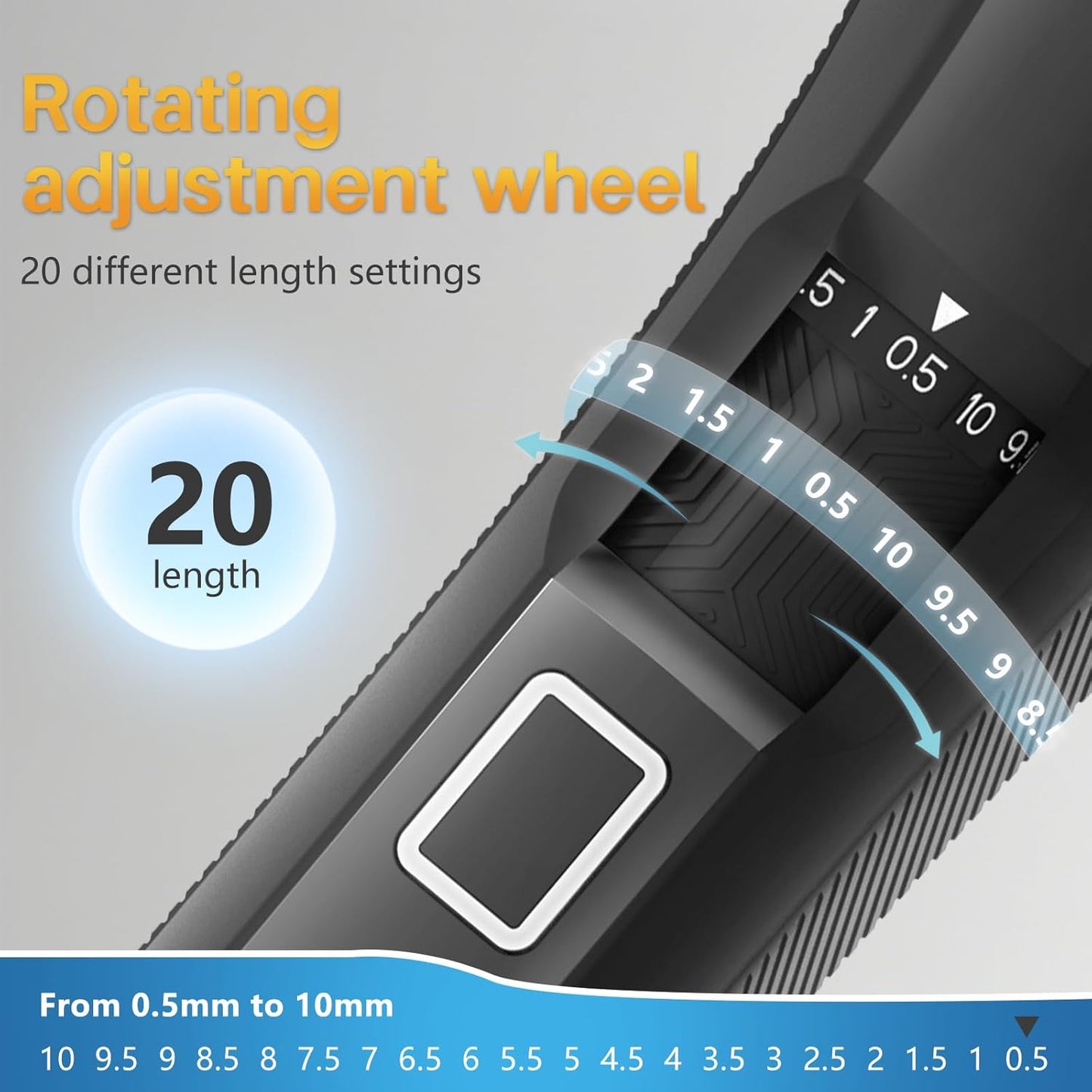 Manscape Beard Trimmer for Men, Groin & Body Hair Trimmer, Ball Shaver, Nose Hair Clippers, All-in-One IPX7 Waterproof Men's Wet/Dry Groomer Kit, Rechargeable with Travel Case, LED Display