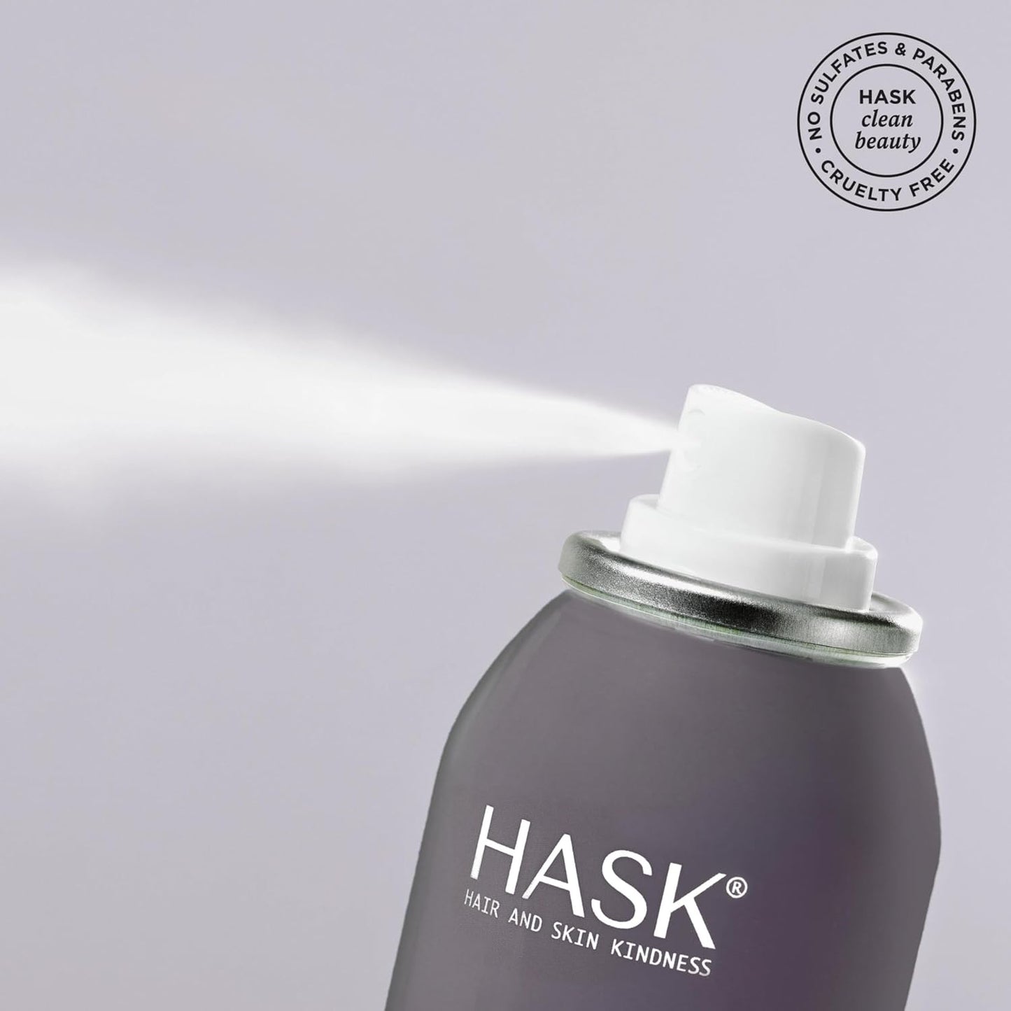 HASK Charcoal Purifying Dry Shampoo – Absorbs Oil, Purifies & Detoxifies Hair, Extends Time Between Washes, No Sulfates or Parabens, Cruelty-Free – 8.1oz