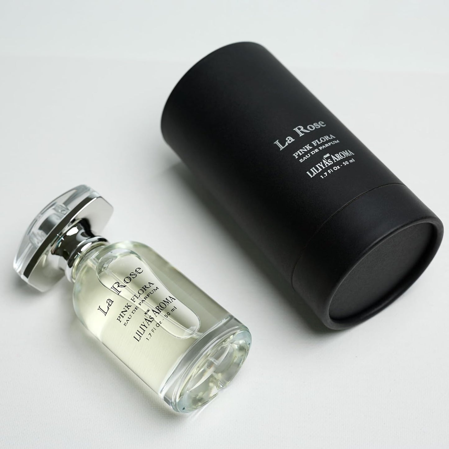 Liliya's Aroma La Rose Eau De Parfum for Women – Magnolia & Rose Fragrance – 1.7 Fl Oz | Elegant Floral Perfume with Tangerine, Bergamot, Peony & Vanilla | Long Lasting Luxury Scent