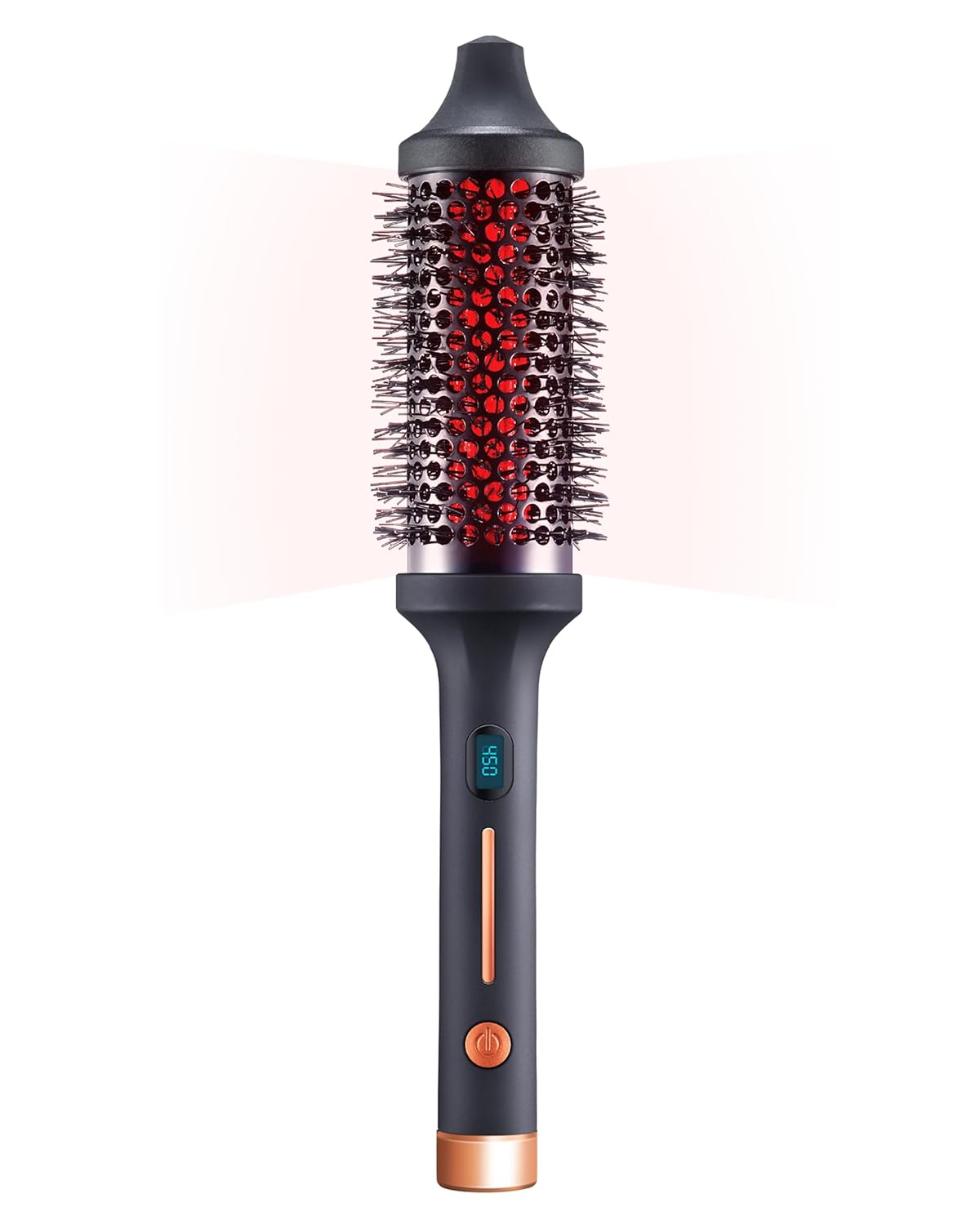 Sutra Thermal Brush - Lightweight Heated Round Brush for Hair Styling & Blow Out - Digital Display, Auto Shut-Off & Ionic Technology - Professional Styling Tools for All Hair Types