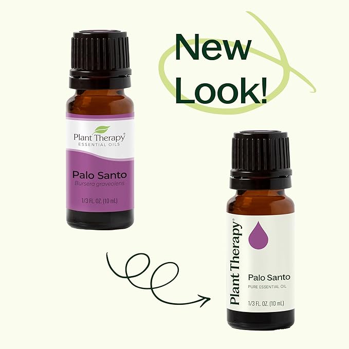 Plant Therapy Palo Santo Essential Oil 100% Pure, Undiluted, Natural Aromatherapy, Therapeutic Grade 5 mL (1/6 oz)