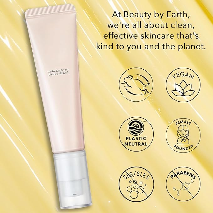 Revive Eye Serum, Anti-Aging Eye Cream for Dark Circles, Wrinkles & Puffiness, Visibly Smoothes Fine Lines, Daily Use, 30ml, 1 fl.oz