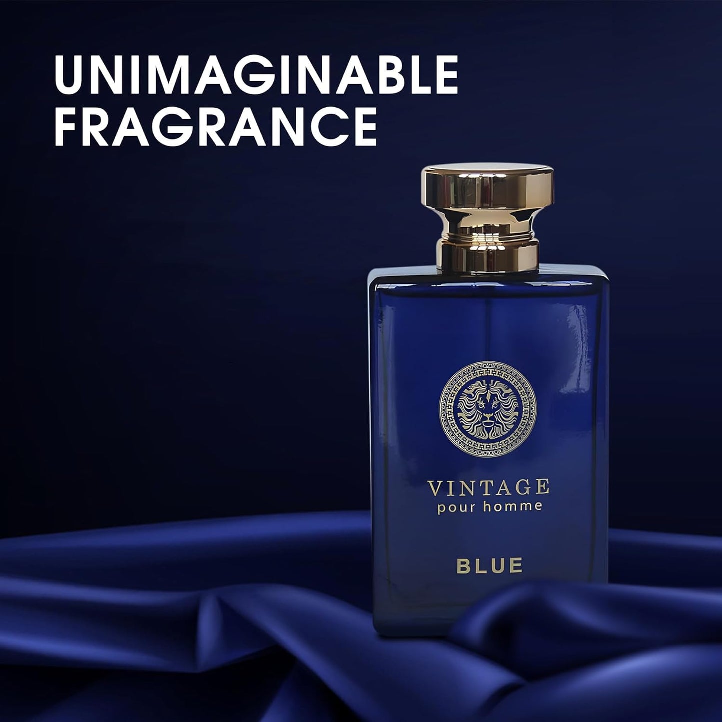 Vintage Blue Men's Cologne Timeless Scent with a Modern Twist Perfume for Men, Eau de Toilette 100ML for All Skin