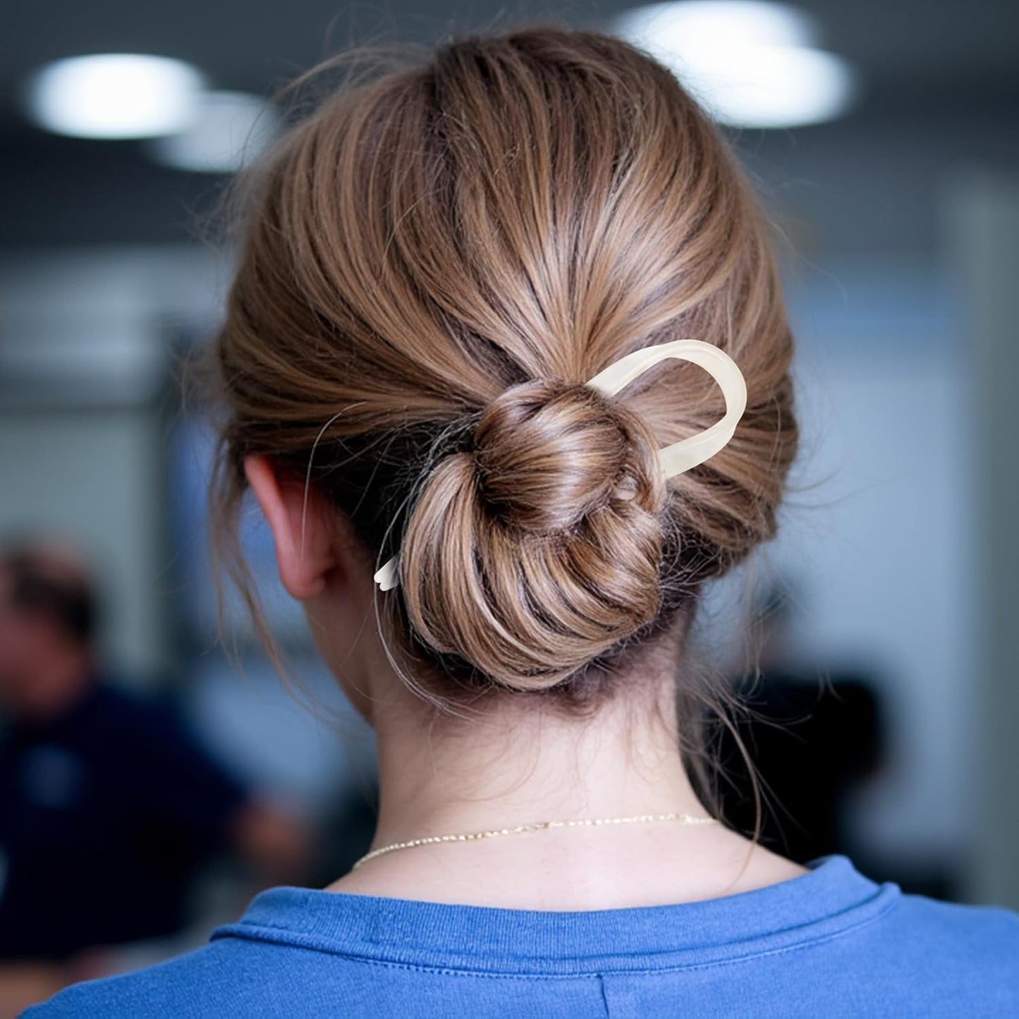 French Hair Pin Tortoise Shell French Hair Pins for Women Girls Buns U Shaped Hair Pins for Women Styling 4PCS Hair Fork for Thick Thin Hair Accessories