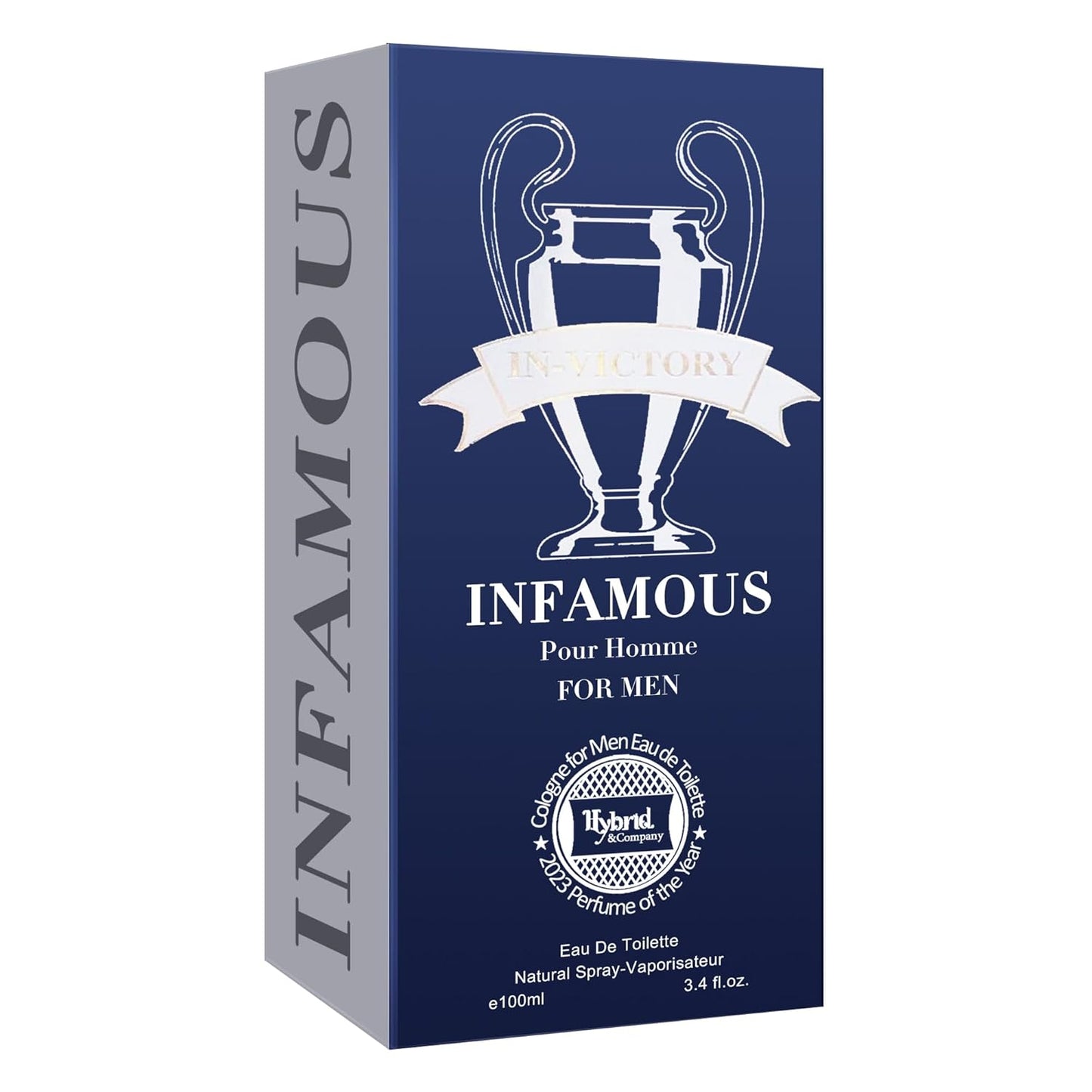 Hybrid & Company In Victory Infamous For Men Eau De Toilette Natural Spray Masculine Scent, 3.4 Fl Oz