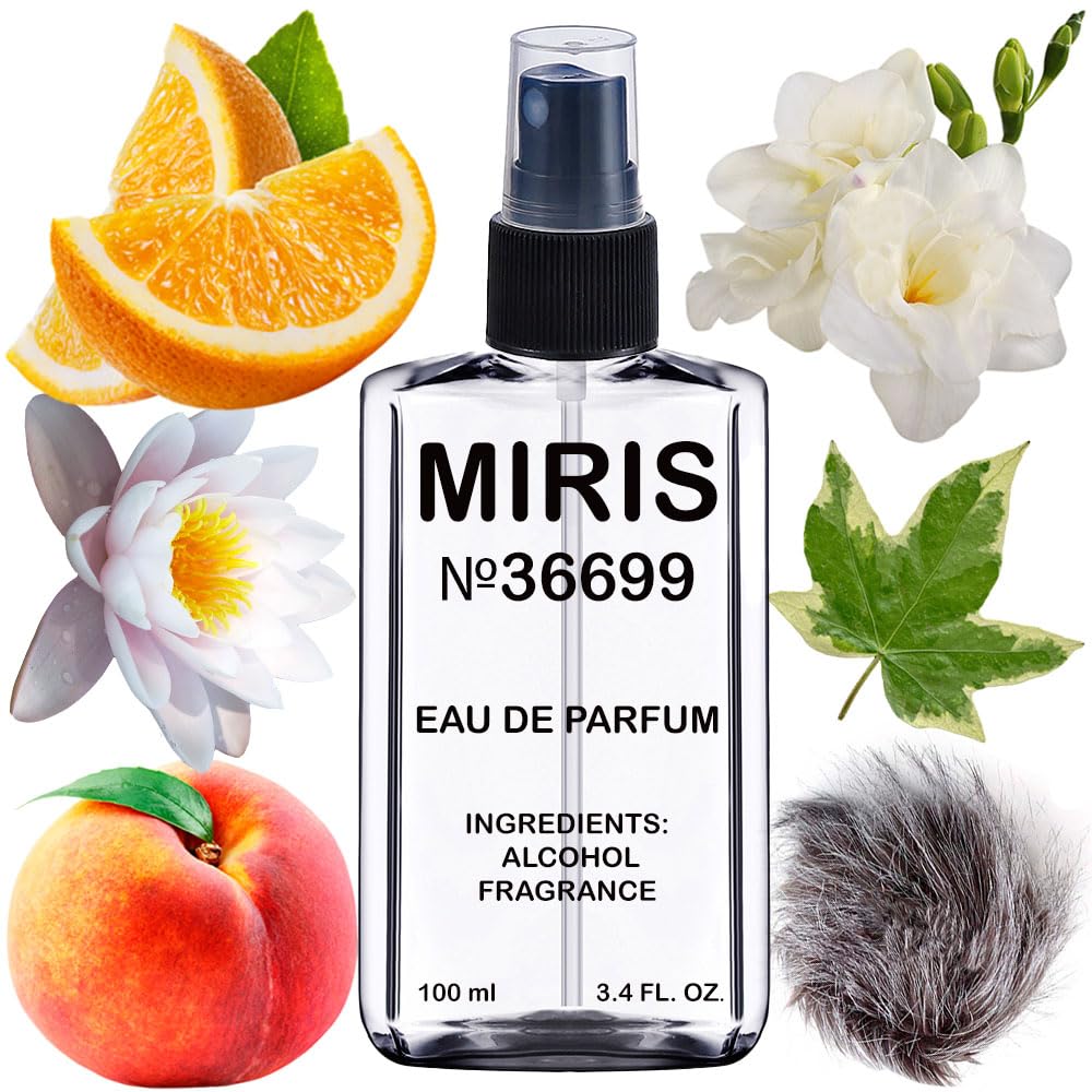 MIRIS No. 36699, Inspired by Bruno Bana, Long-Lasting Eau de Parfum for Women, Spray 3.4 Fl Oz / 100 ml