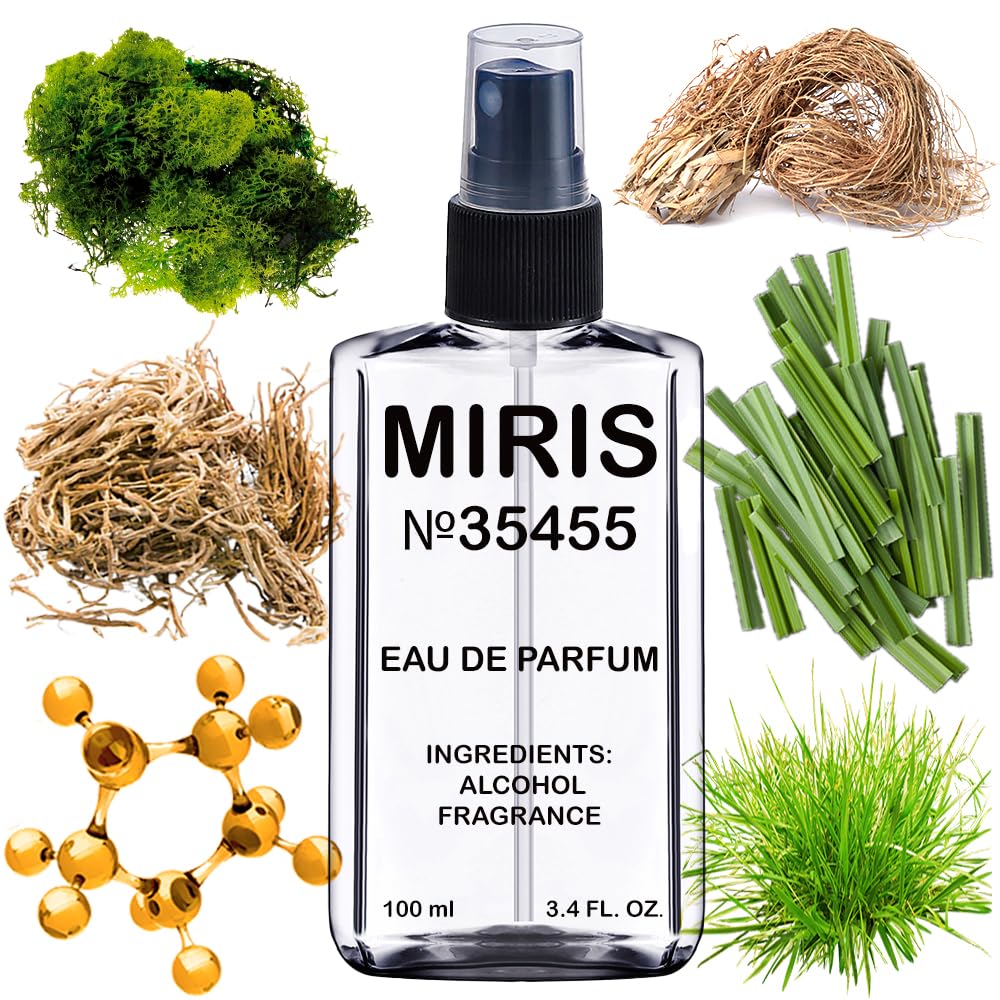 MIRIS No. 35455, Inspired by Molecu 03, Long-Lasting Unisex Eau de Parfum for Women & Men, Spray 3.4 Fl Oz / 100 ml