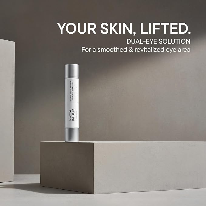 BABOR DOCTOR Lifting Rx Dual Eye Solution, Morning & Night Eye Cream, Day Boost Complex Smooths & Firms, Night Recharge Complex Reduces Dark Circles & Under-Eye Bags, Target Crow's Feet & Wrinkles