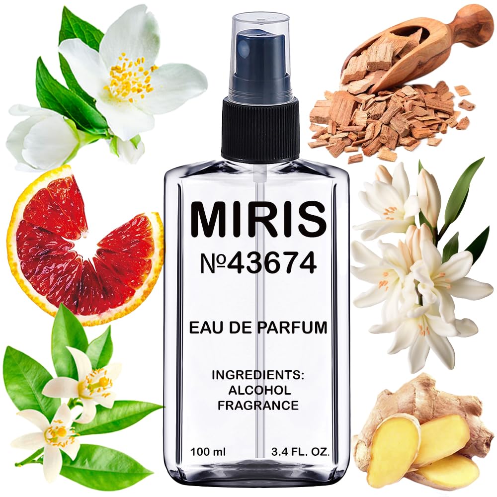 MIRIS No. 43674, Inspired by Twily, Long-Lasting Eau de Parfum for Women, Spray 3.4 Fl Oz / 100 ml