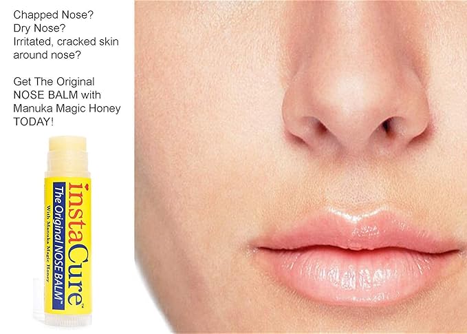 Manuka Honey Magic Lip Balm, Certified Organic Ingredients, Ultra-Moisturizing, Quickly Clears Skin Irritations, Hydration Stick for Damaged Lips